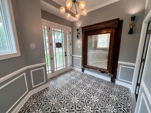 a view of an entryway door