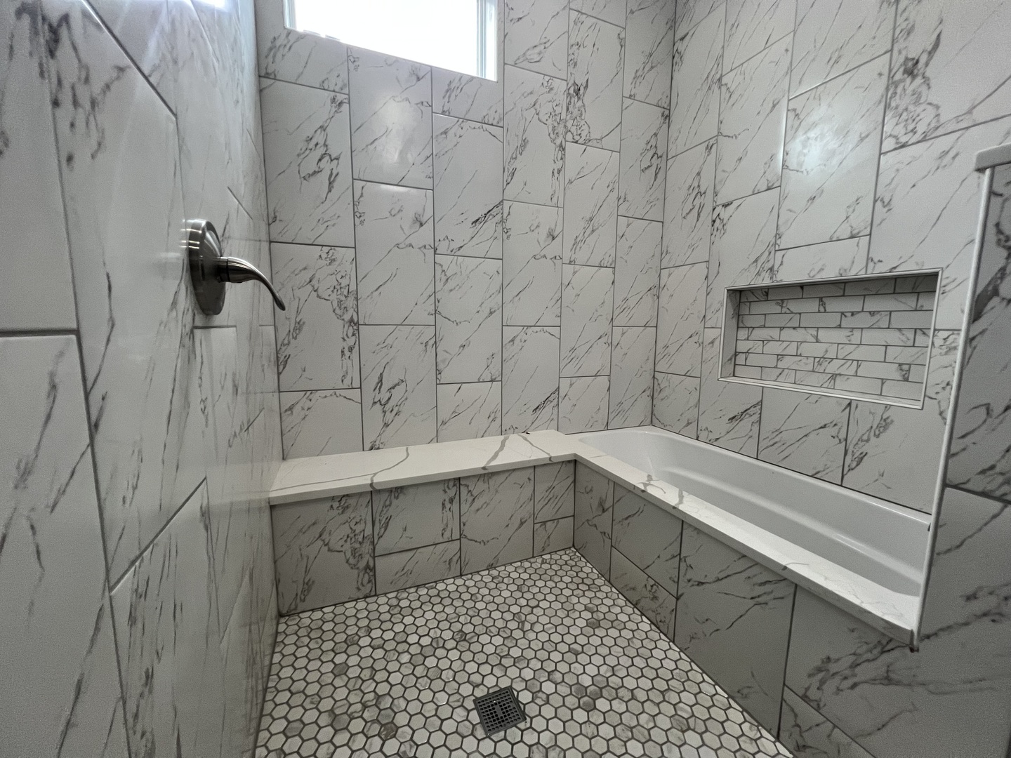 600 North Pine Avenue Chicago, IL 60644 - Photo 9 of 21 a bathroom with a sink a toilet and shower