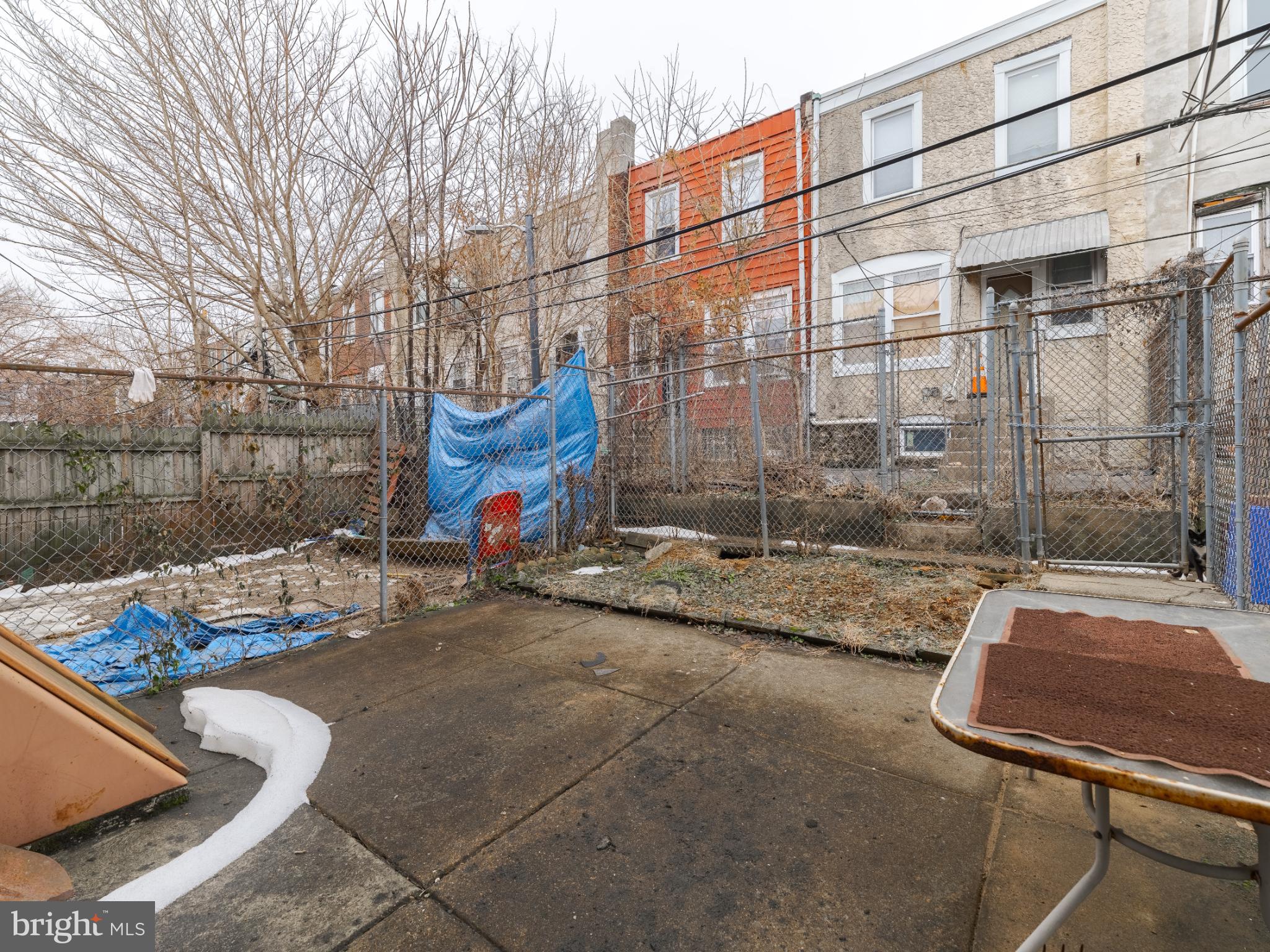 5329 Willows Avenue Philadelphia, PA 19143 - Photo 16 of 32 Backyard with space for cookouts.