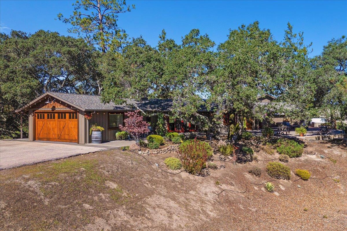 7409 Hihn Road Ben Lomond, CA 95005 - Photo 95 of 101 a backyard of a house with table and chairs