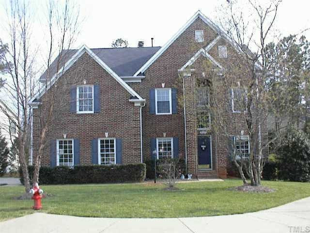 4125 Halburton Road Raleigh, NC 27613 - Photo 1 of 1 Beautiful brick front home with an oversized side-entry garage on a plush corner lot in Breeland Park! Exterior Front