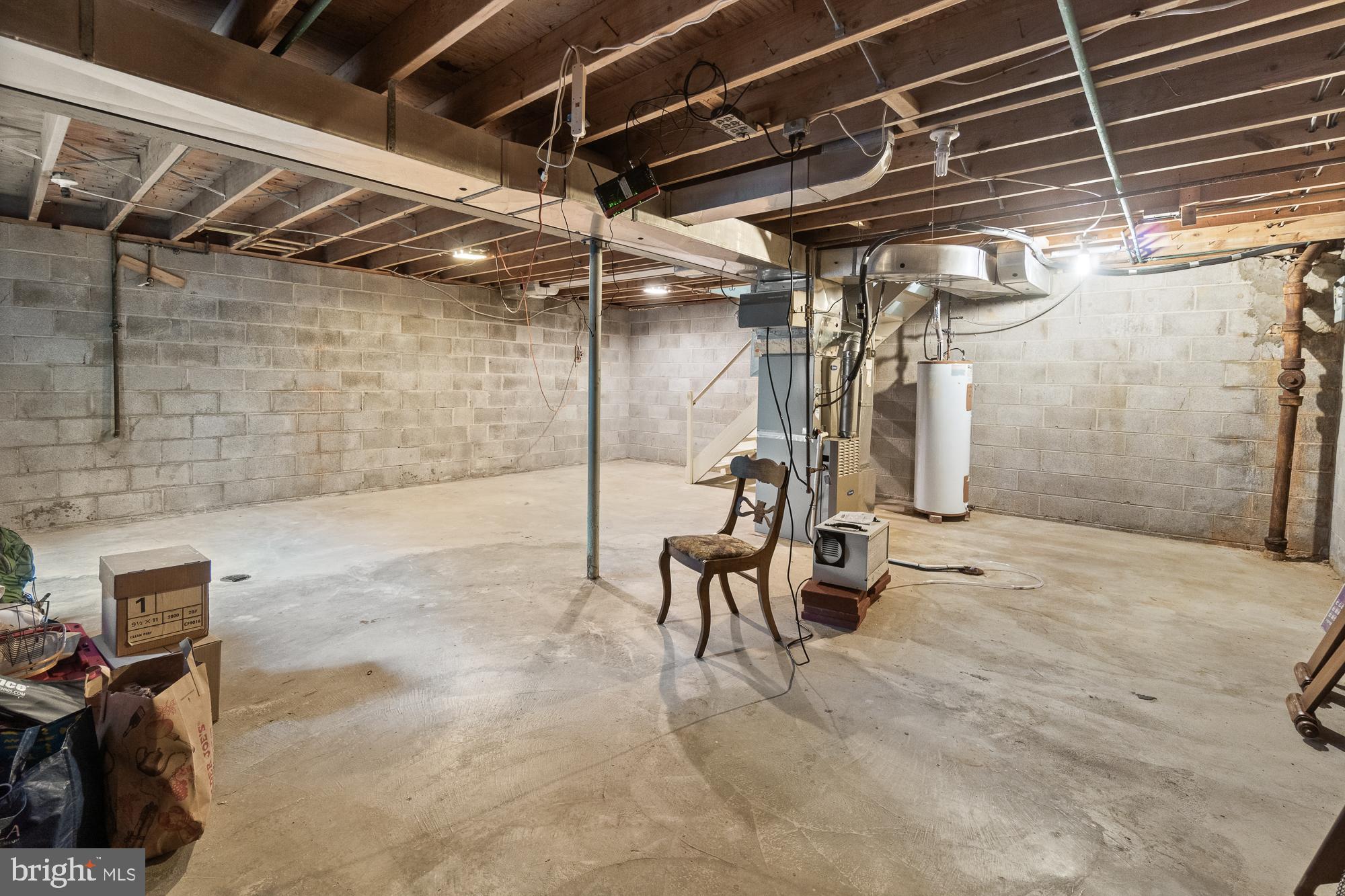 16524 Redland Road Derwood, MD 20855 - Photo 31 of 35 Unfinished basement