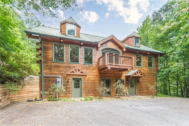 front view of a house with a street