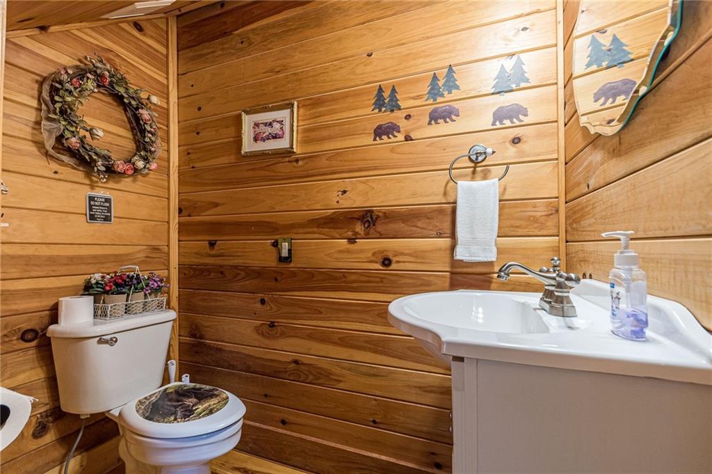 45 Chestatee River Ridge Dahlonega, GA 30533 - Photo 64 of 74 a bathroom with a toilet and a sink