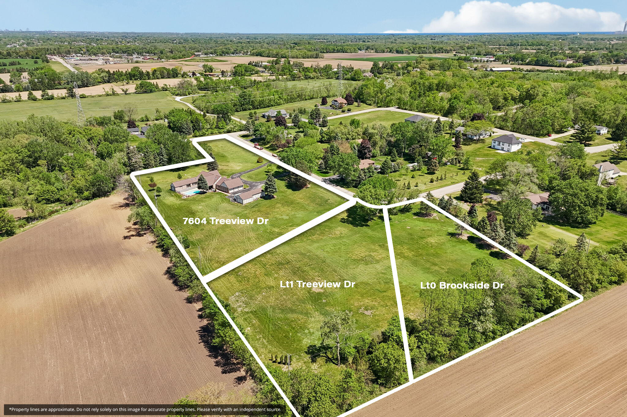 7604 Tree View Lane Caledonia, WI 53108 - Photo 87 of 90 Property lines are approximate. Please verify with an independent source.