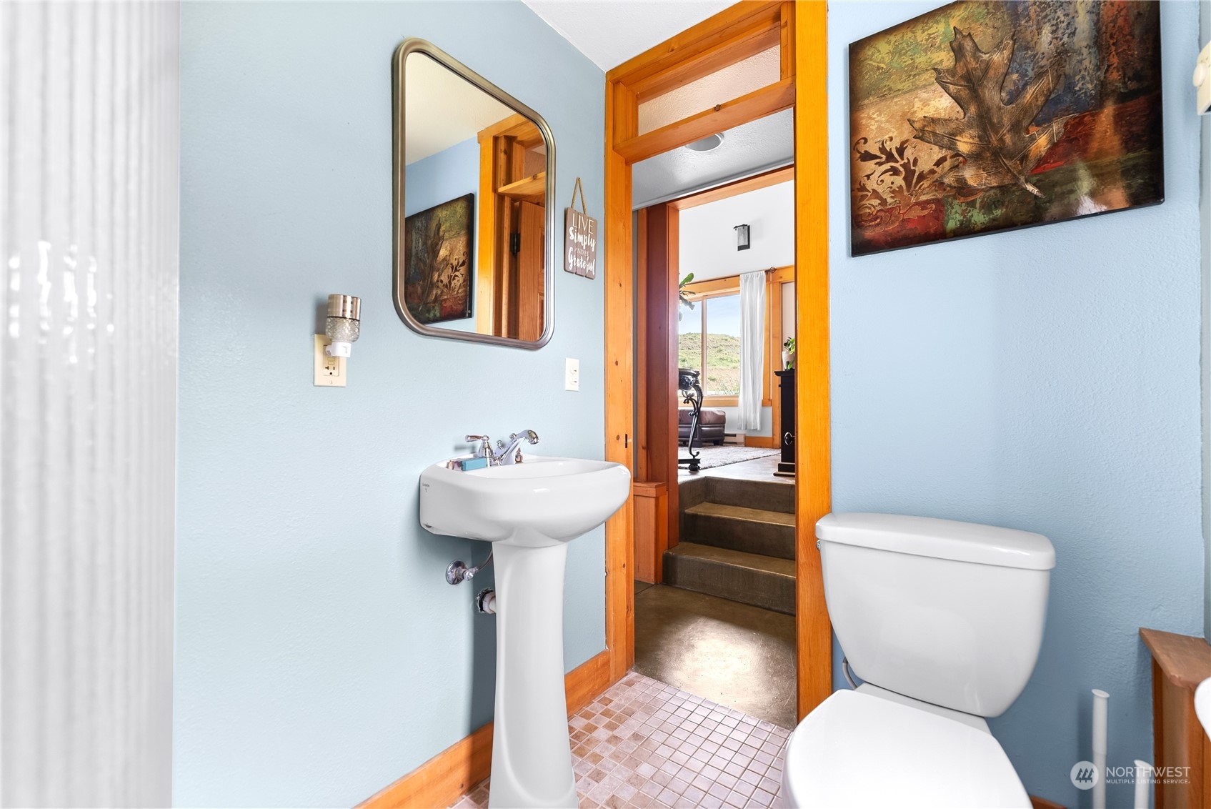 33 West Chewuch Road Winthrop, WA 98862 - Photo 18 of 33 a bathroom with a toilet and a sink