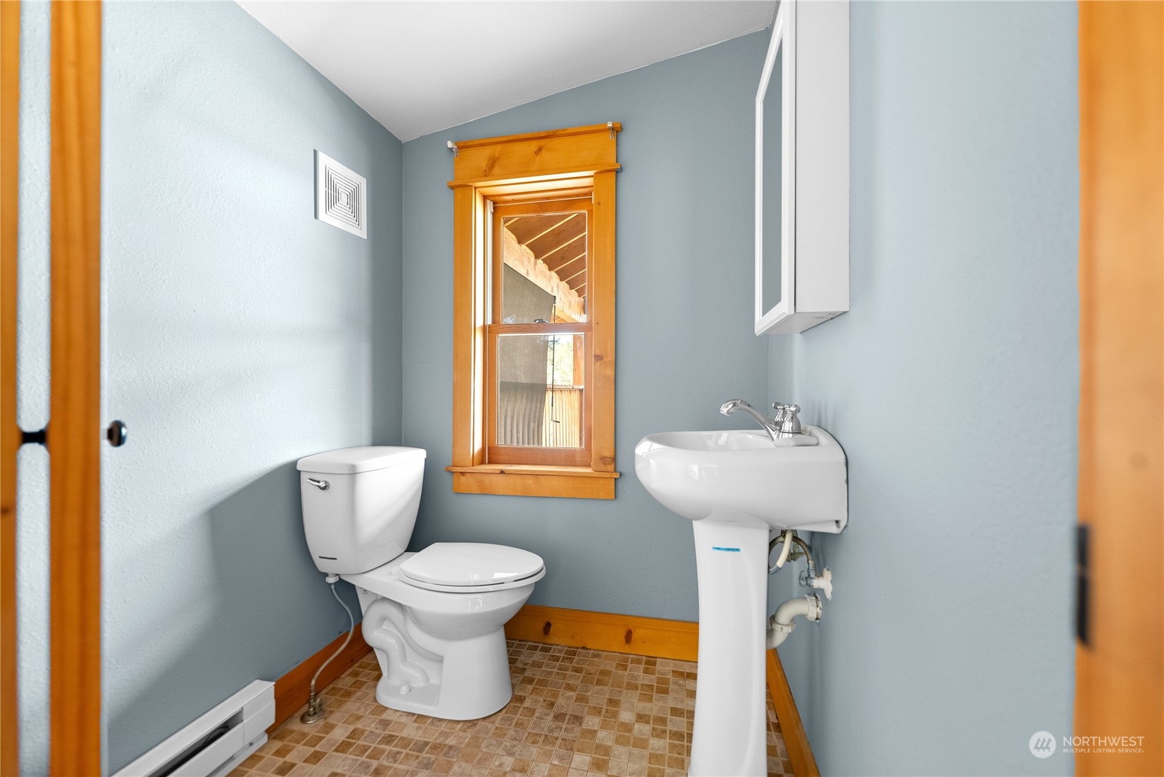 33 West Chewuch Road Winthrop, WA 98862 - Photo 24 of 33 a bathroom with a sink and a mirror