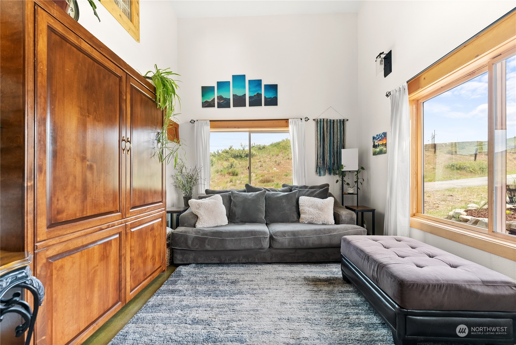 33 West Chewuch Road Winthrop, WA 98862 - Photo 9 of 33 a living room with furniture and a large window