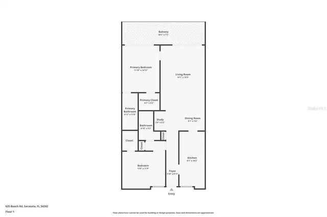 $1,295,000 | 625 Beach Road, Unit 602, Sarasota, FL 34242