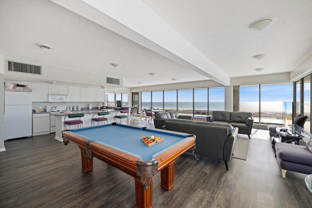 625 Beach Road, Unit 602 Sarasota, FL 34242 - Photo 51 of 65 a living room with lots of furniture and kitchen view