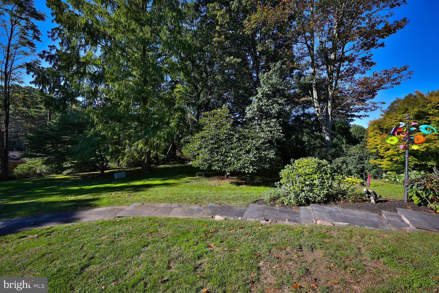 1417 Scrope Road Rydal, PA 19046 - Photo 62 of 77 Flagstone walkway to Pool