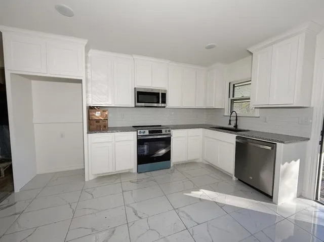 a close view of closet