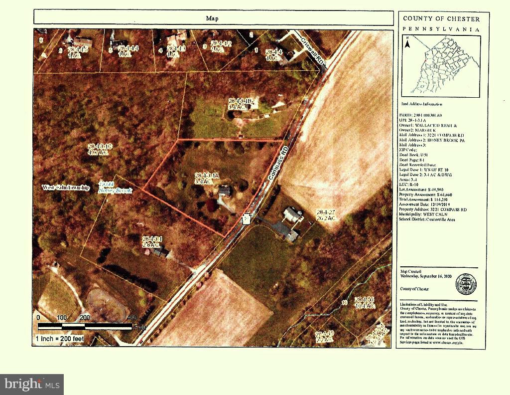 3221 Compass Road Honey Brook, PA 19344 - Photo 5 of 40 Map Of Property