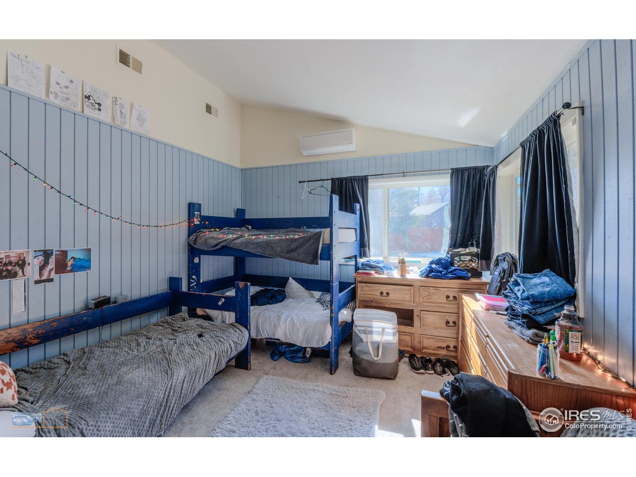 3682 Chase Court Boulder, CO 80305 - Photo 34 of 38 Bedroom 5 with new "mini split" heat and A/C -- main floor