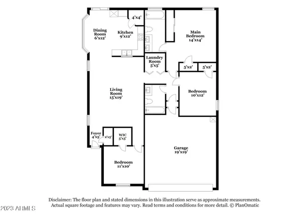 $1,805 | 25279 West Parkside Lane South, Buckeye, AZ 85326