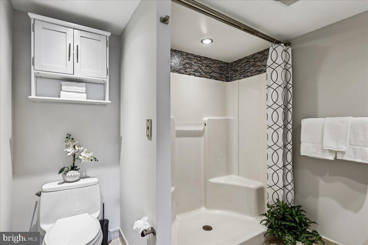 1276 North Wayne Street, Unit 418 Arlington, VA 22201 - Photo 25 of 38 a bathroom with a toilet and a shower