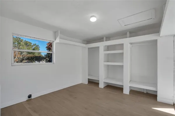 a view of room and closet