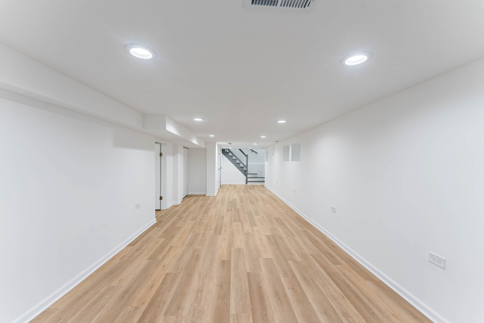 1719 North Merrimac Avenue Chicago, IL 60639 - Photo 30 of 35 a view of hallway with wooden floor