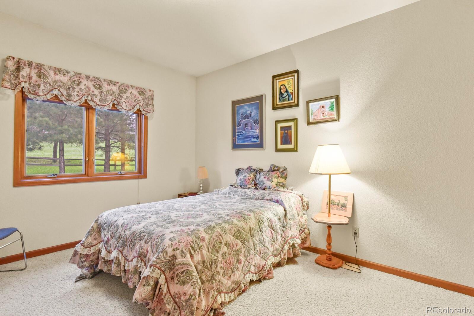 19085 Merry Men Circle Monument, CO 80132 - Photo 22 of 50 a bedroom with a bed and a window