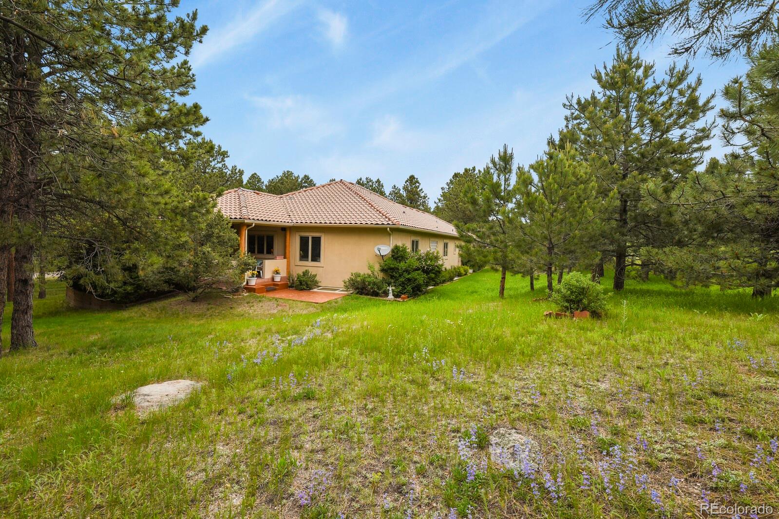 19085 Merry Men Circle Monument, CO 80132 - Photo 38 of 50 a view of a house with a big yard