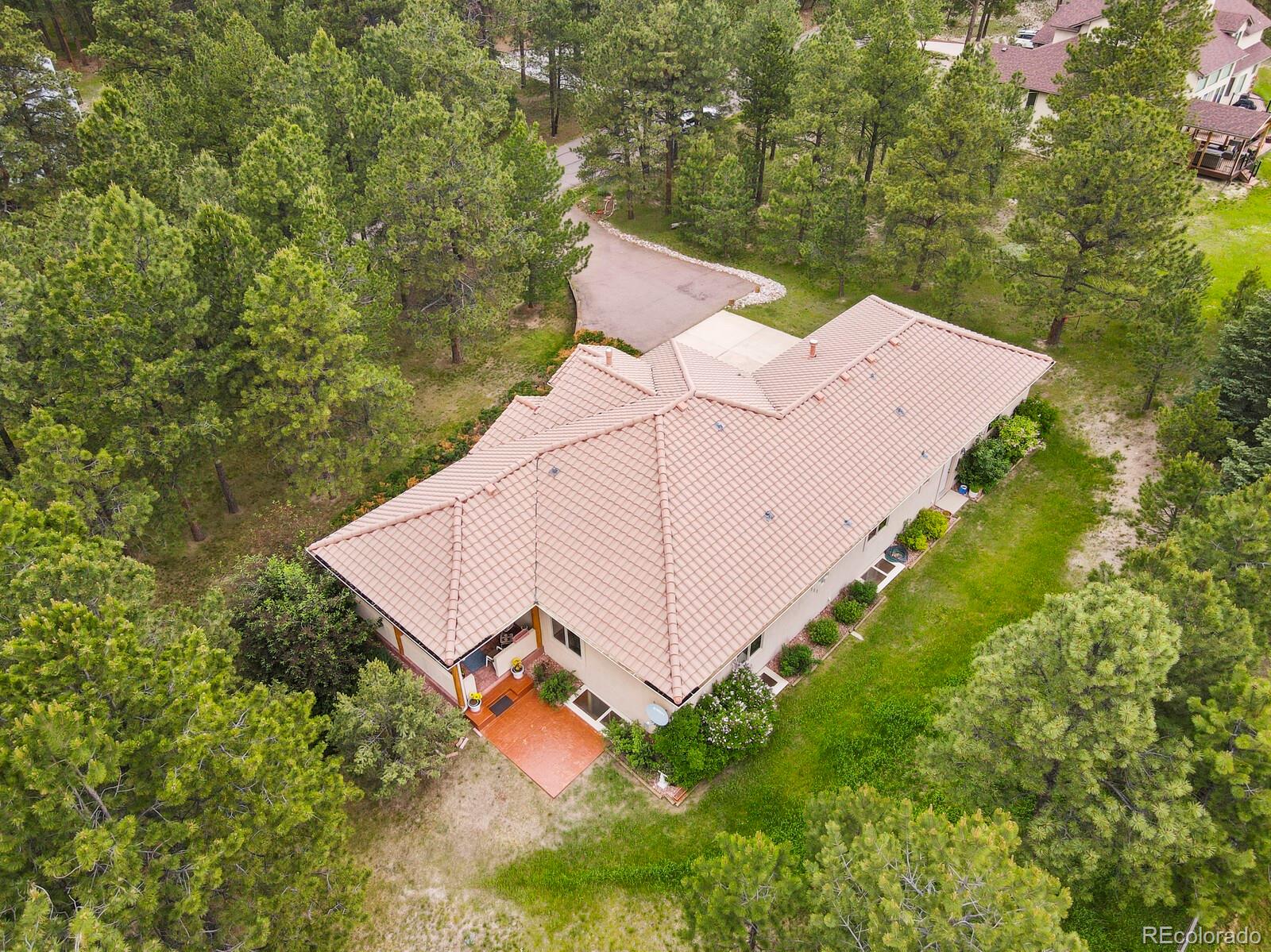 19085 Merry Men Circle Monument, CO 80132 - Photo 48 of 50 an aerial view of a house
