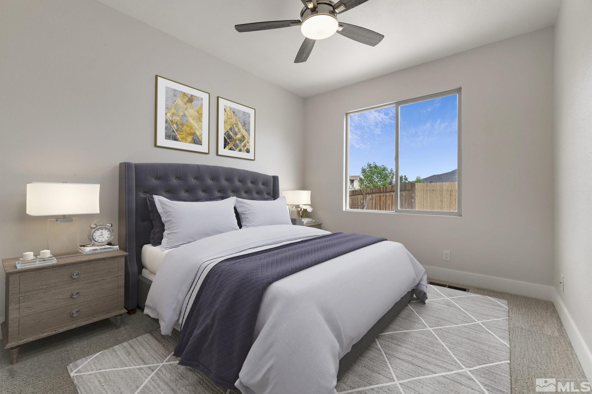 10000 Eagles Landing Court Reno, NV 89521 - Photo 23 of 37 a bedroom with a bed and a window