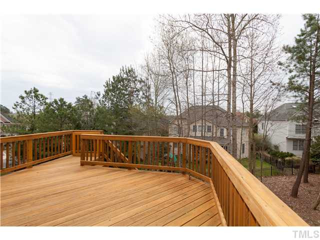 12212 Kaysmount Court Raleigh, NC 27614 - Photo 23 of 25 Large deck overlooking the back yard