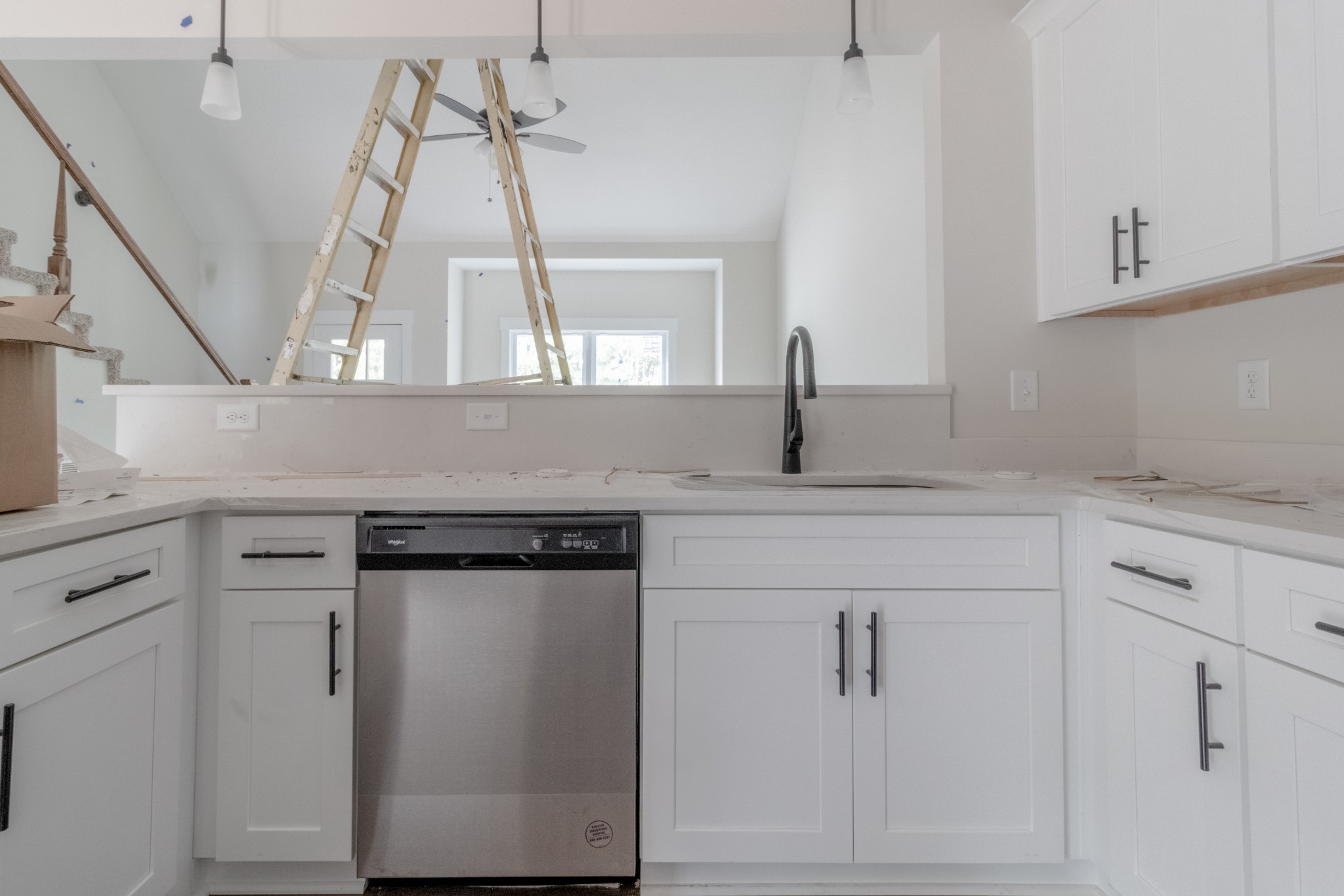 1 Whitfield Road Clarksville, TN 37040 - Photo 11 of 20 a kitchen with white cabinets and white appliances