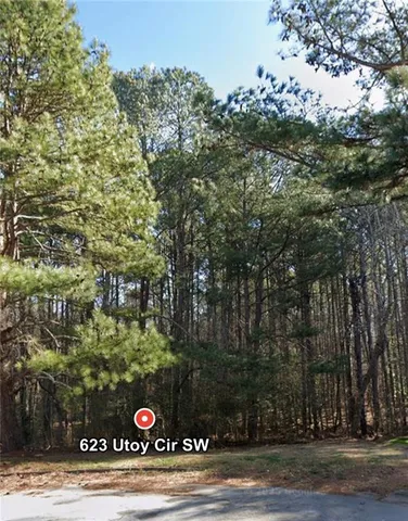 a view of a street with houses
