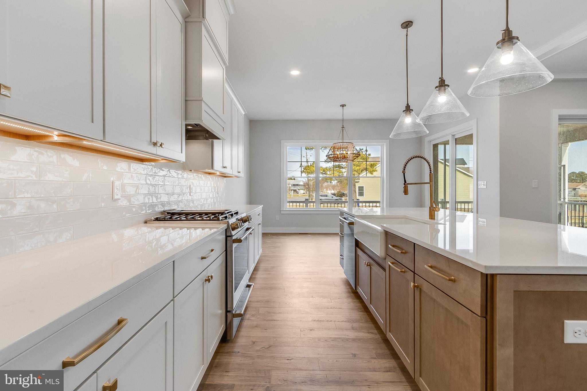 37828 Cedar Road Selbyville, DE 19975 - Photo 16 of 109 a kitchen with stainless steel appliances a sink stove and cabinets