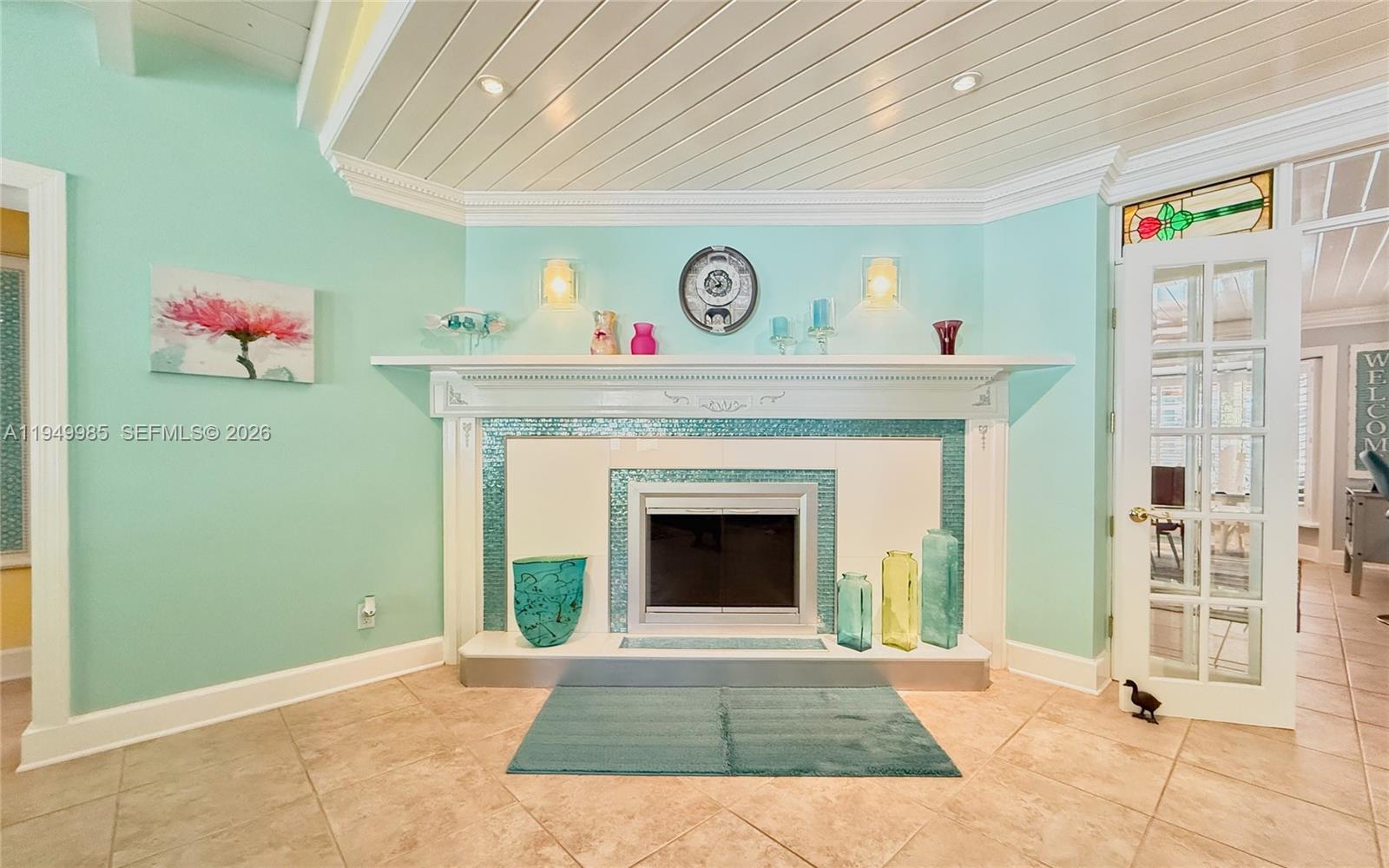19280 Southwest 304th Street Homestead, FL 33030 - Photo 13 of 57 a view of an entryway with a fireplace