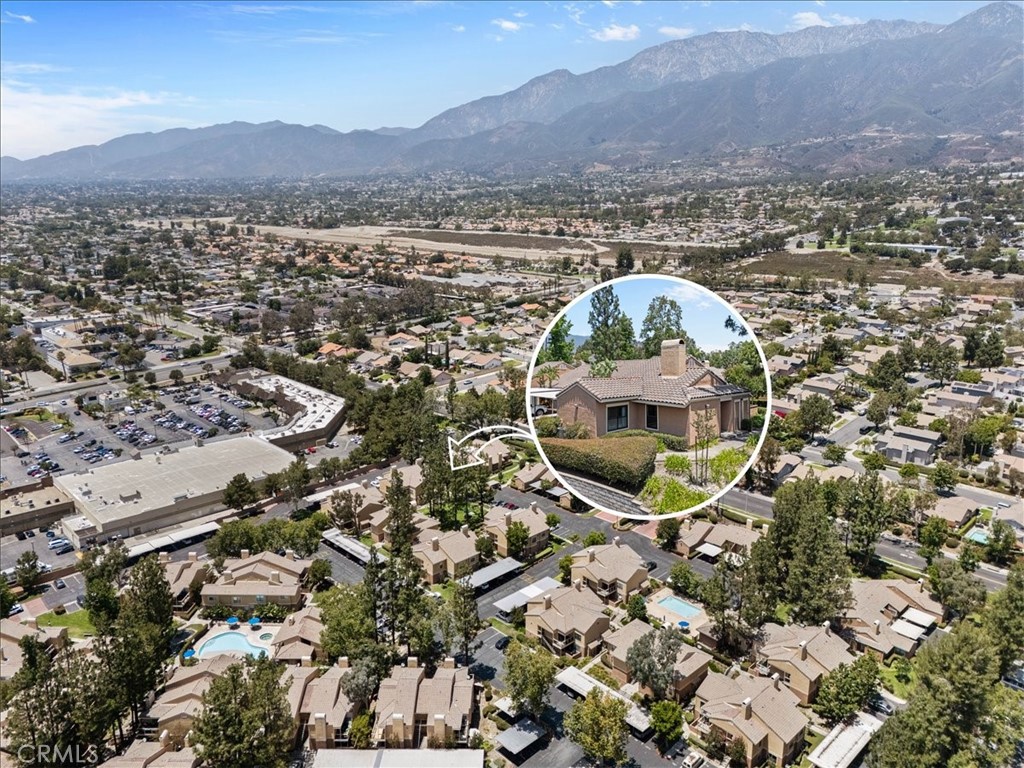 10655 Lemon Avenue, Unit 104 Rancho Cucamonga, CA 91737 - Photo 20 of 21 Aerial view and the other two pools.