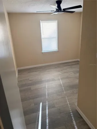 a bathroom with a window