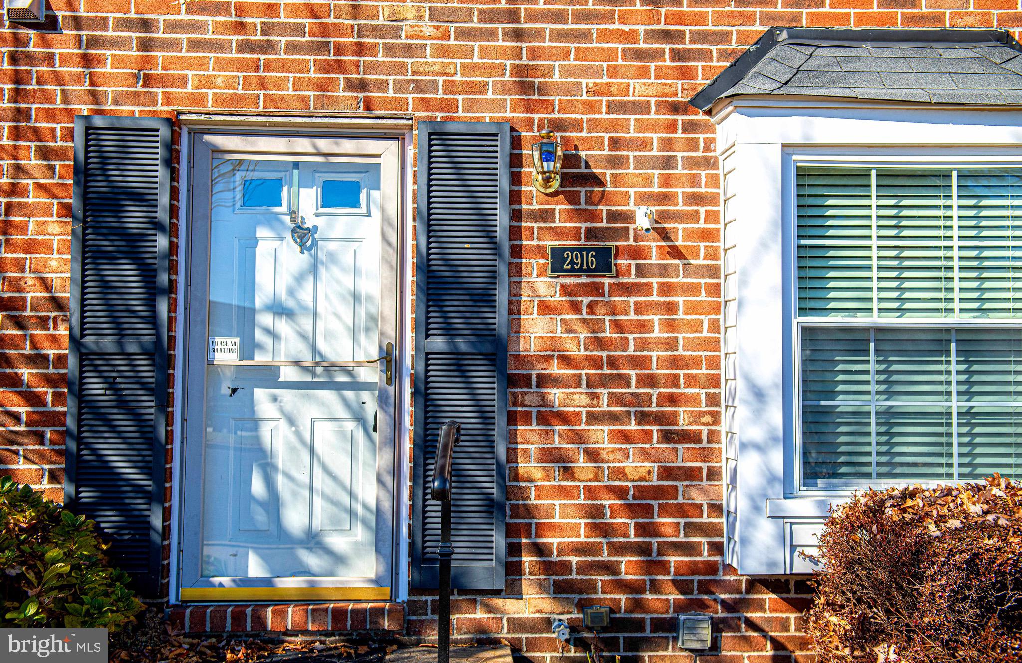 2916 Carlyle Court Abingdon, MD 21009 - Photo 4 of 30 Front exterior with storm door & black shutters
