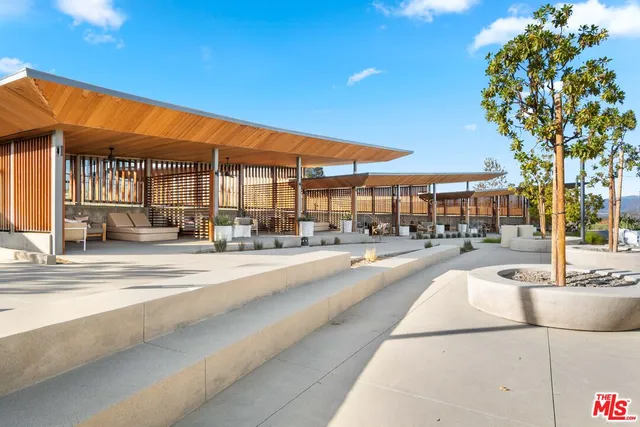 a view of outdoor space with seating area