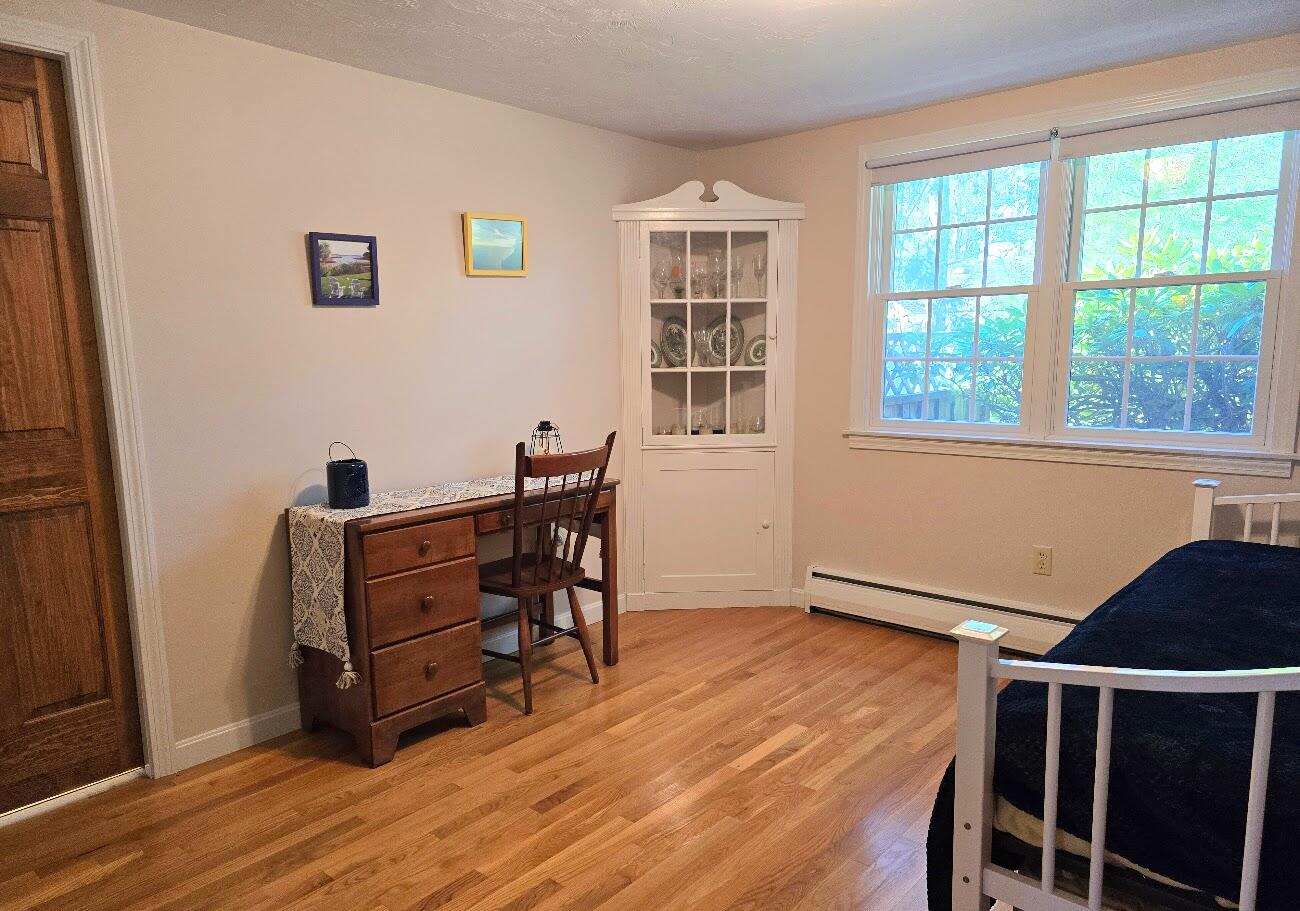 15 Woodside Park Road West Dennis, MA 02670 - Photo 18 of 35 a room with chair and wooden floor
