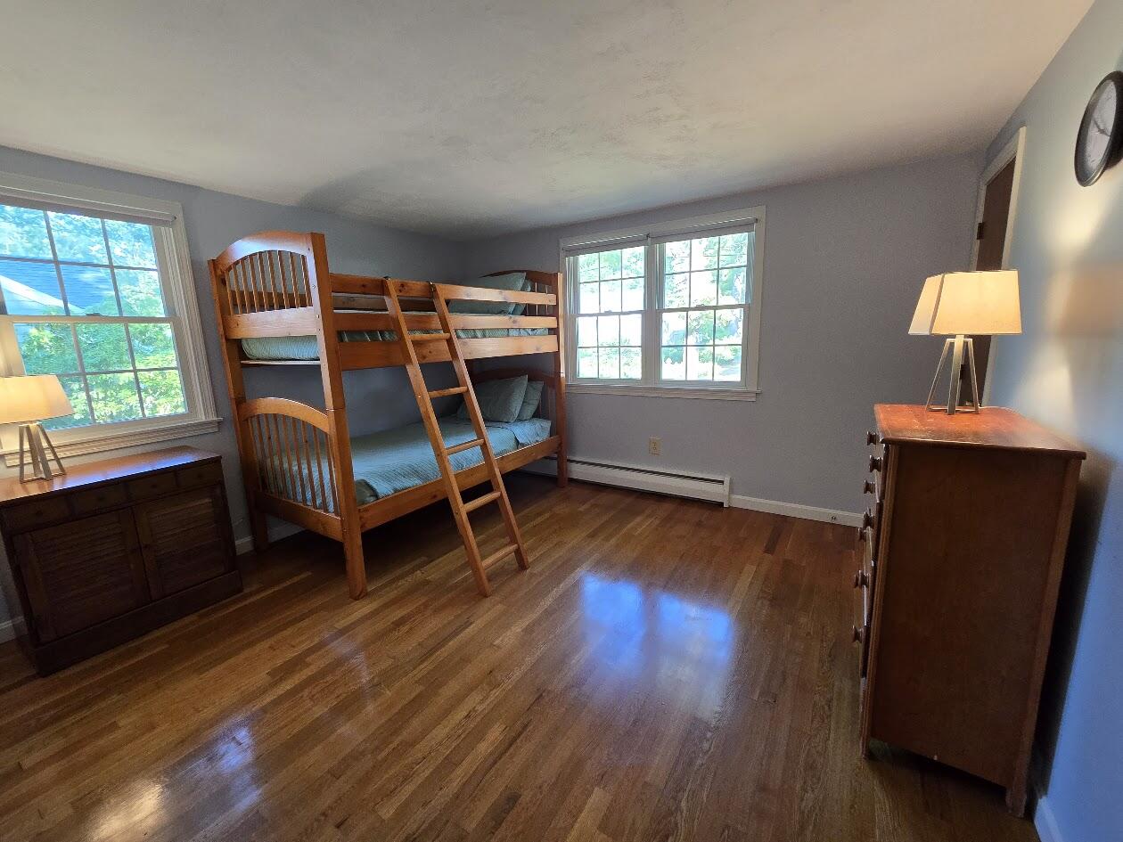 15 Woodside Park Road West Dennis, MA 02670 - Photo 22 of 35 a bedroom with wooden floor and furniture