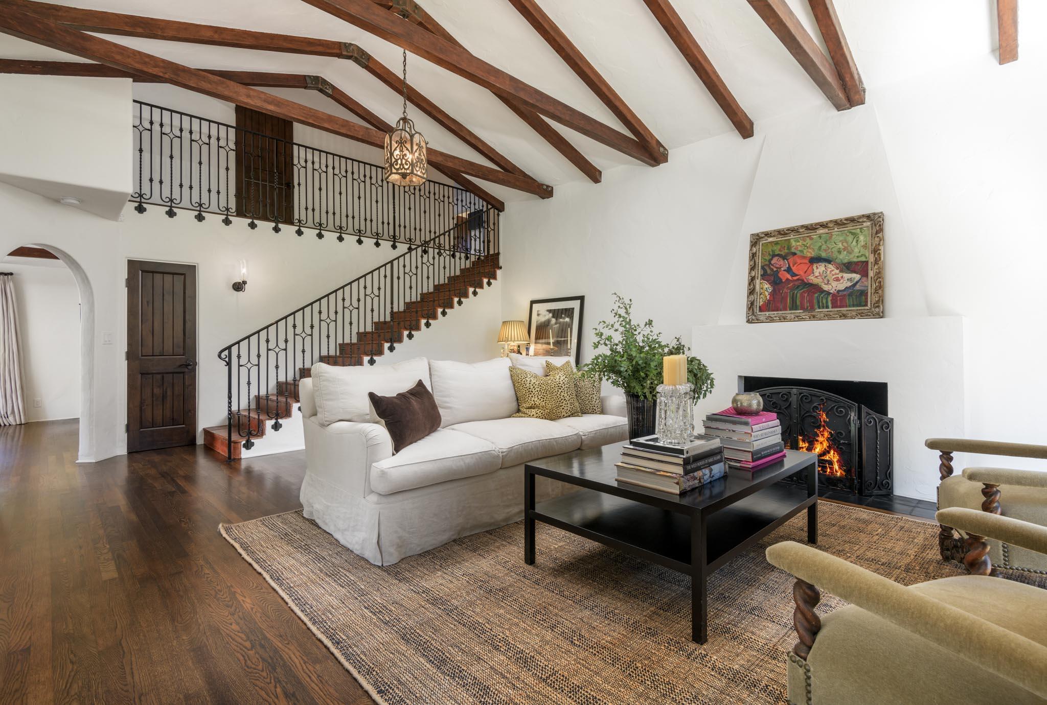 1530 Lingate Lane Montecito, CA 93108 - Photo 3 of 23 a living room with furniture and a wooden floor