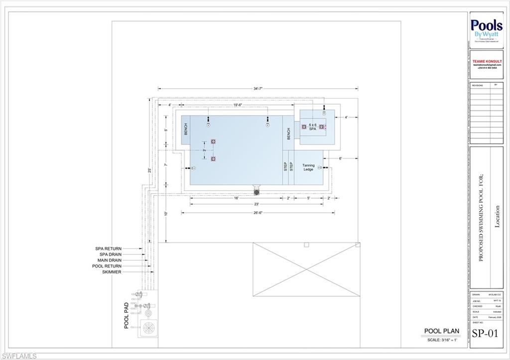 812 102nd Avenue North Naples, FL 34108 - Photo 39 of 44 Pool Plans