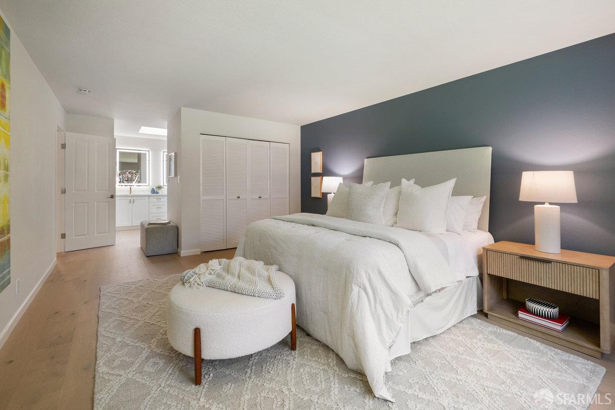 714 Wimbledon Road Walnut Creek, CA 94598 - Photo 23 of 58 a bedroom with a bed and a couch