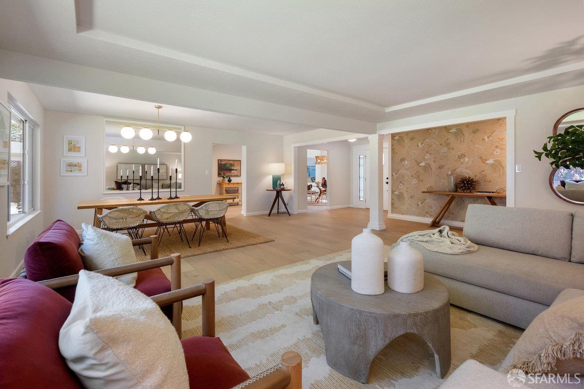 714 Wimbledon Road Walnut Creek, CA 94598 - Photo 8 of 58 a living room with furniture and a large window
