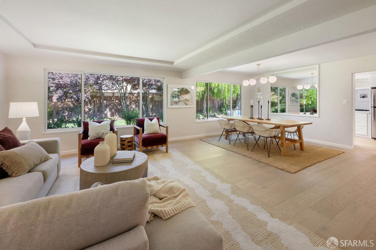 714 Wimbledon Road Walnut Creek, CA 94598 - Photo 9 of 58 a living room with furniture and a large window