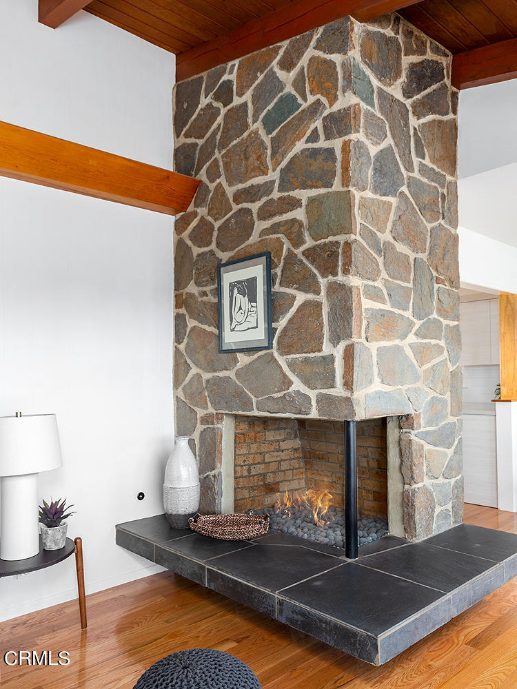 295 Malcolm Drive Pasadena, CA 91105 - Photo 5 of 37 Fireplace