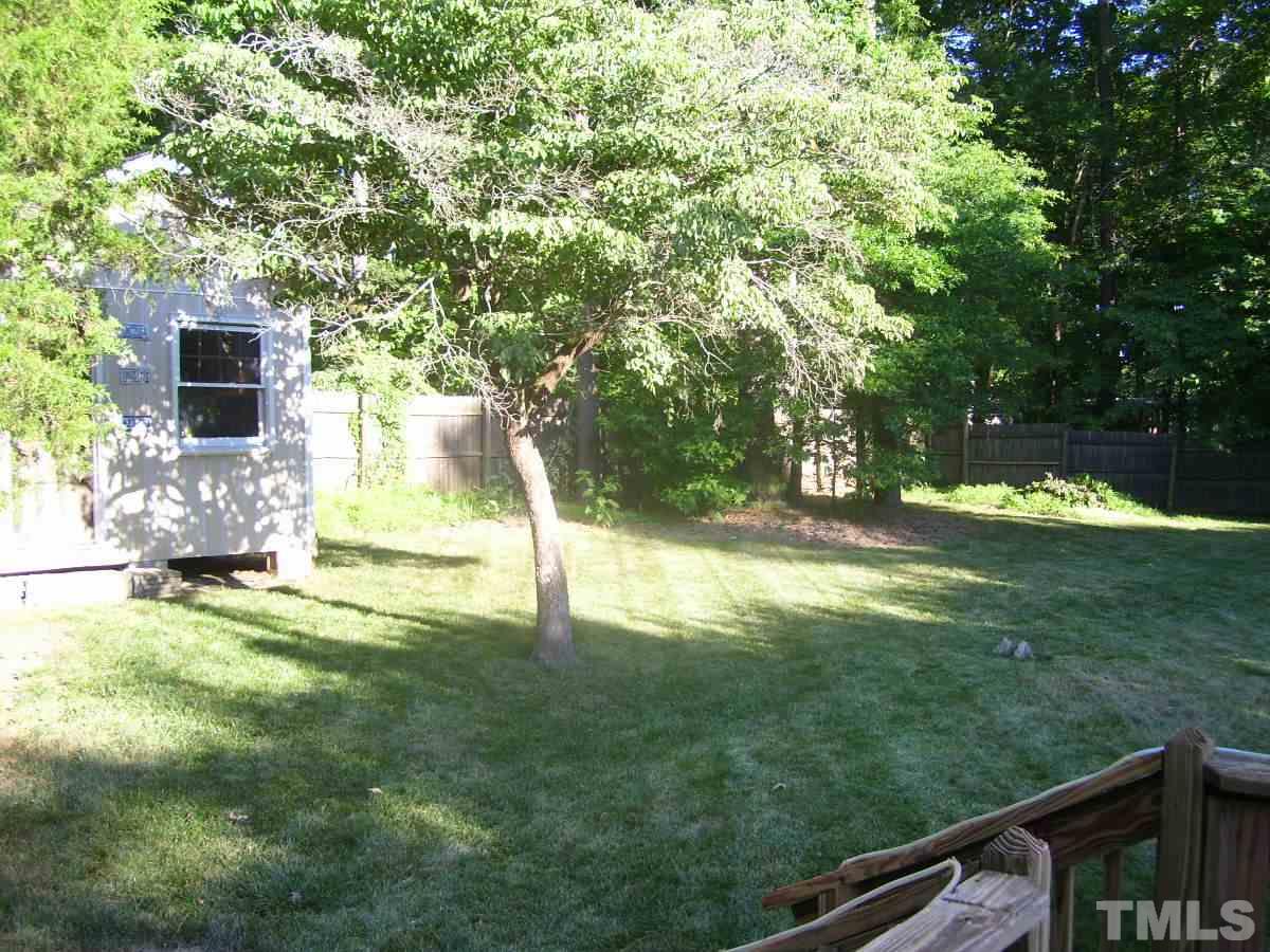 2153 Winkler Road Durham, NC 27712 - Photo 17 of 21 a backyard of a house with lots of green space