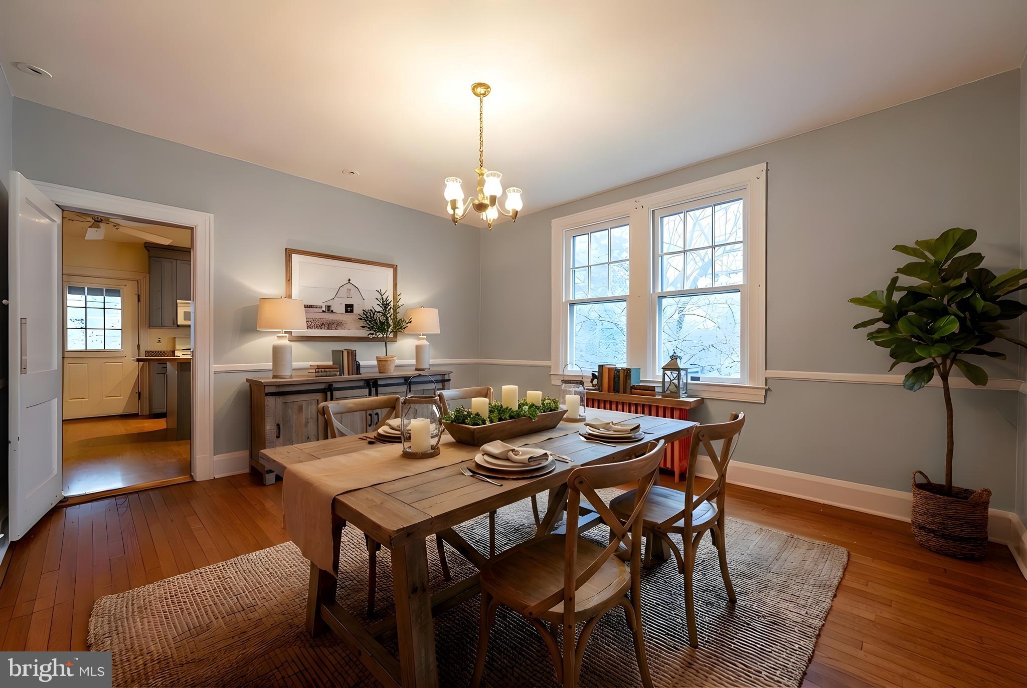 706 Anneslie Road Baltimore, MD 21212 - Photo 14 of 56 Dining Room - Virtually Staged