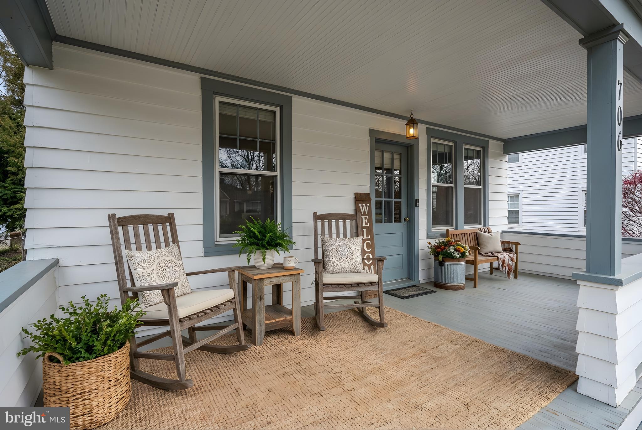 706 Anneslie Road Baltimore, MD 21212 - Photo 6 of 56 Front Porch and Entry- Virtually Staged