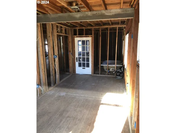 a view of outdoor space and porch