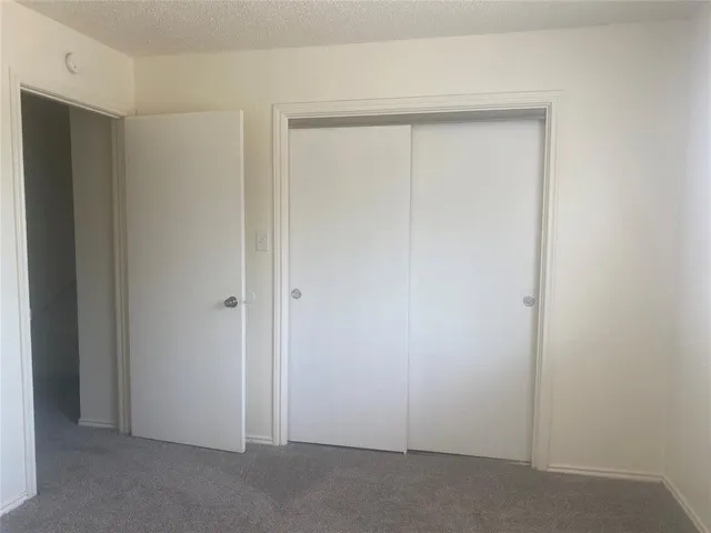 a close view of closet