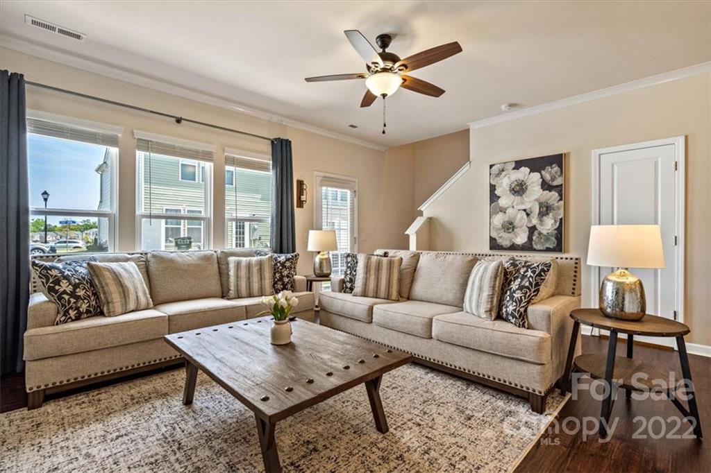 530 Hunters Dance Road Fort Mill, SC 29708 - Photo 4 of 35 a living room with furniture and a large window