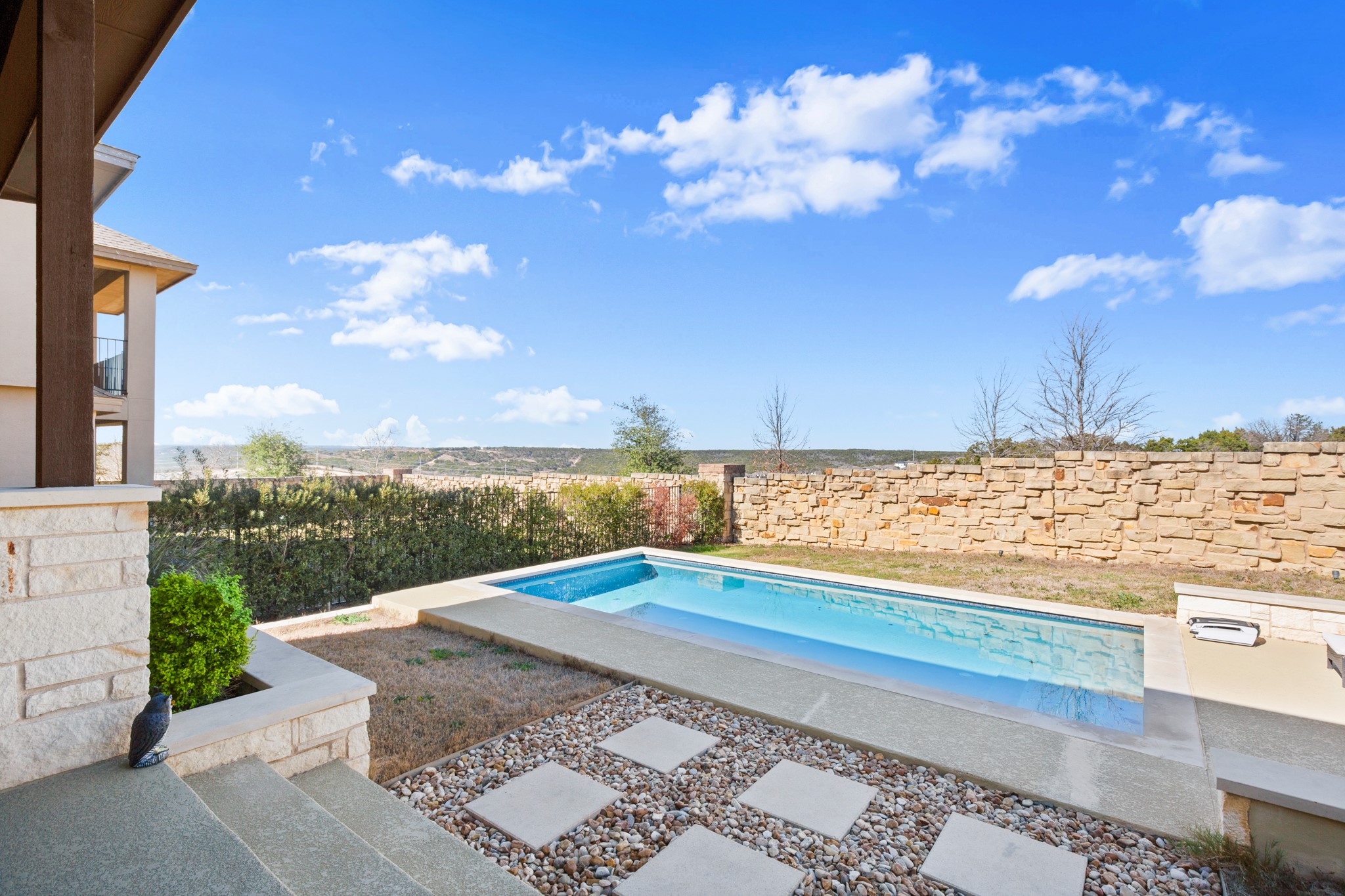 a view of an ocean beach